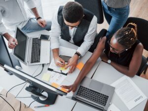 group-multinational-busy-people-working-office-min